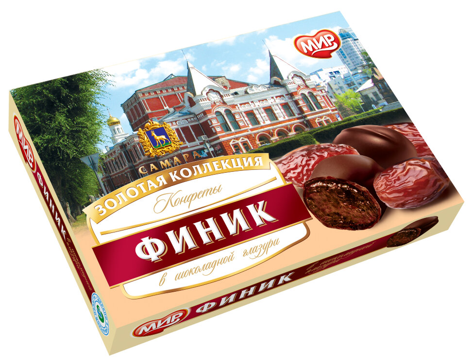  КФ МИР Финики в шоколадной глазури 160г  в Кореновске