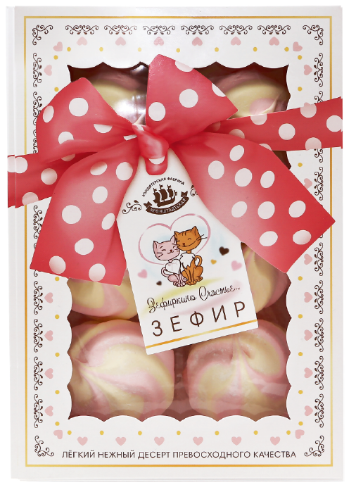№1 Зефир 260г "Зефиркино счастье" Клубника-банан в Кореновске