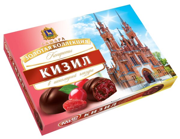 №2 КФ МИР Кизил в шоколадной глазури 160г в Кореновске